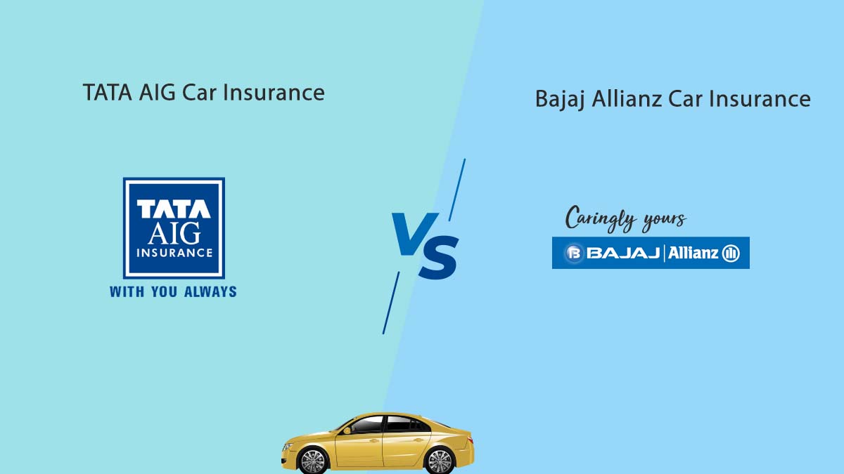 Image of TATA AIG Vs Bajaj Allianz Car Insurance Comparison 2024