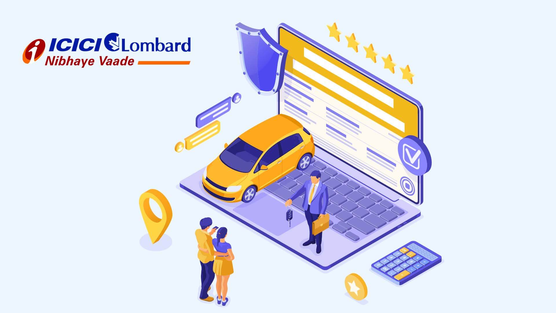 Image of ICICI Lombard Car Insurance Renewal Online in India 2024