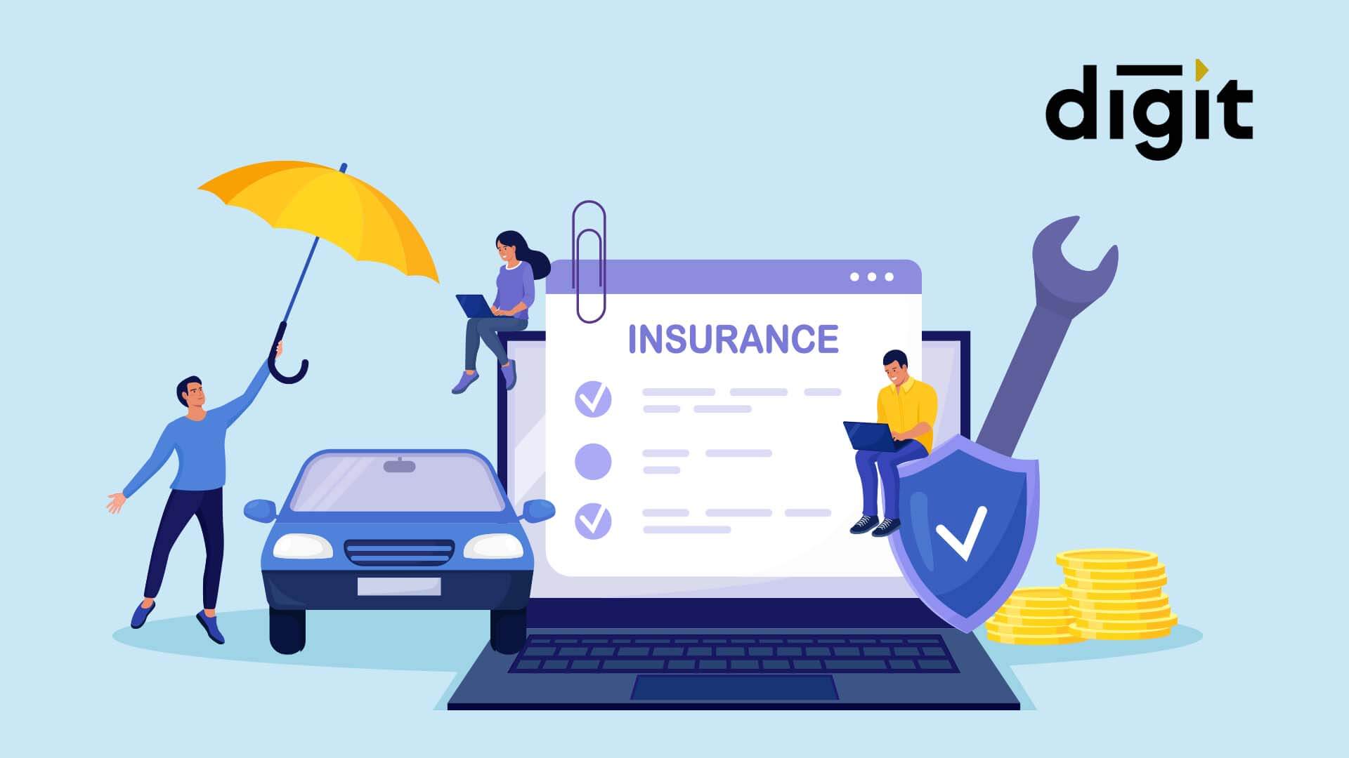 Image of Go Digit Car Insurance Renewal Online in India 2024