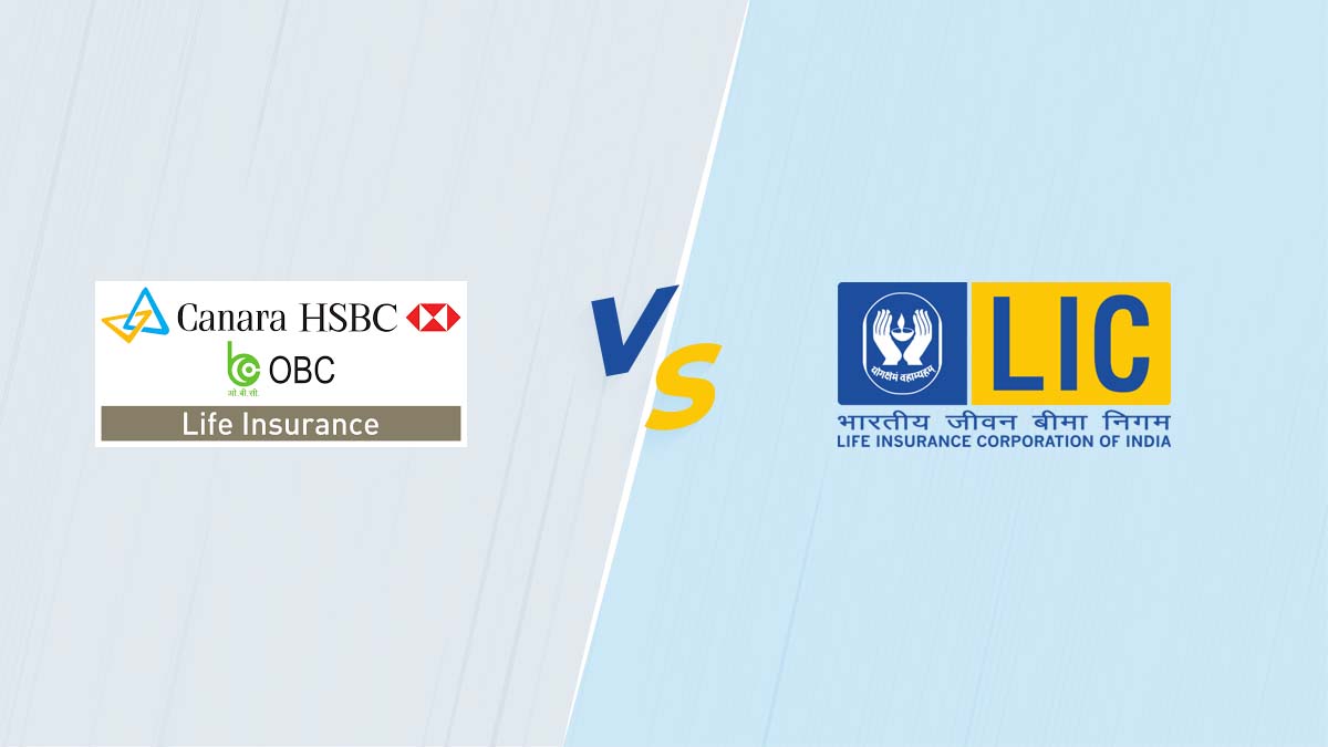 Image of Canara HSBC OBC Vs LIC Life Insurance Comparison 2024