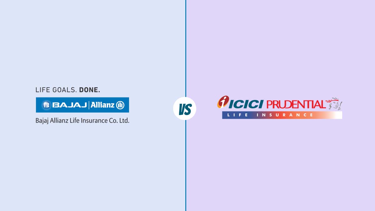 Image of Bajaj Allianz Vs ICICI Prudential Life Insurance Comparison 2024