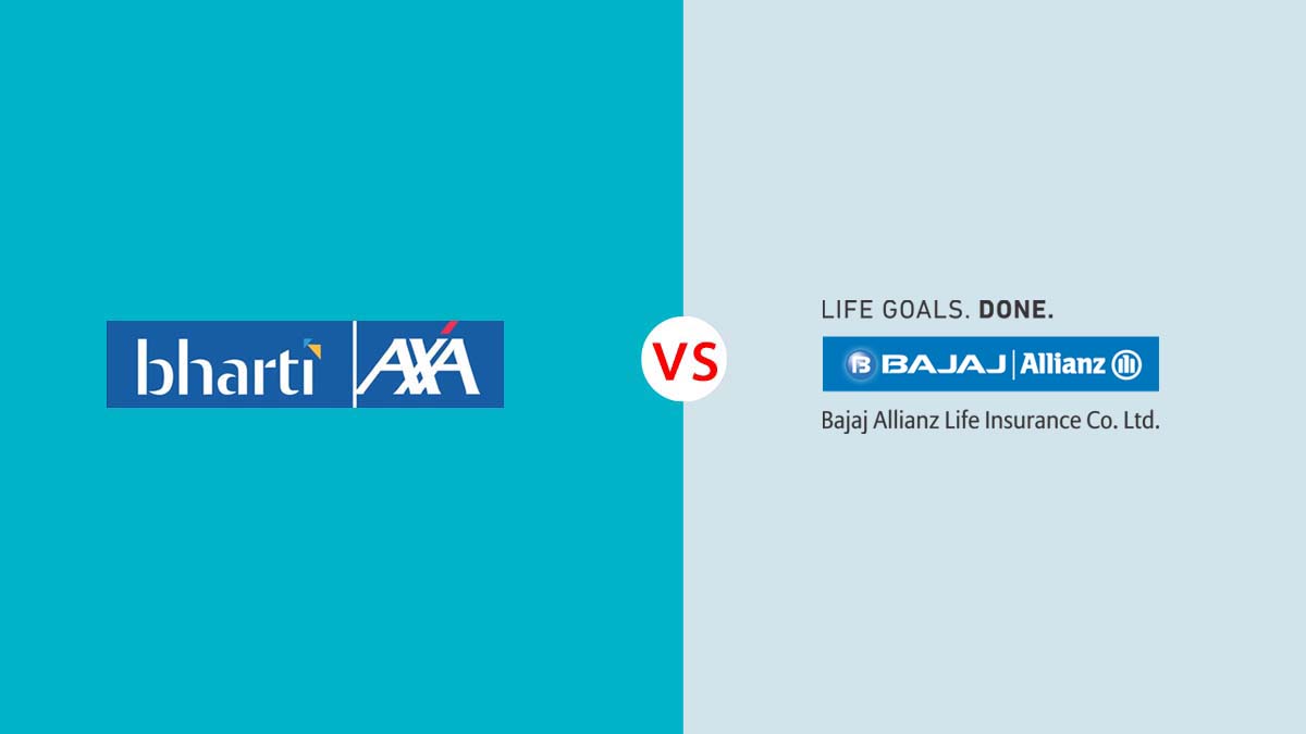Image of Bharti AXA Vs Bajaj Allianz Life Insurance Comparison 2024