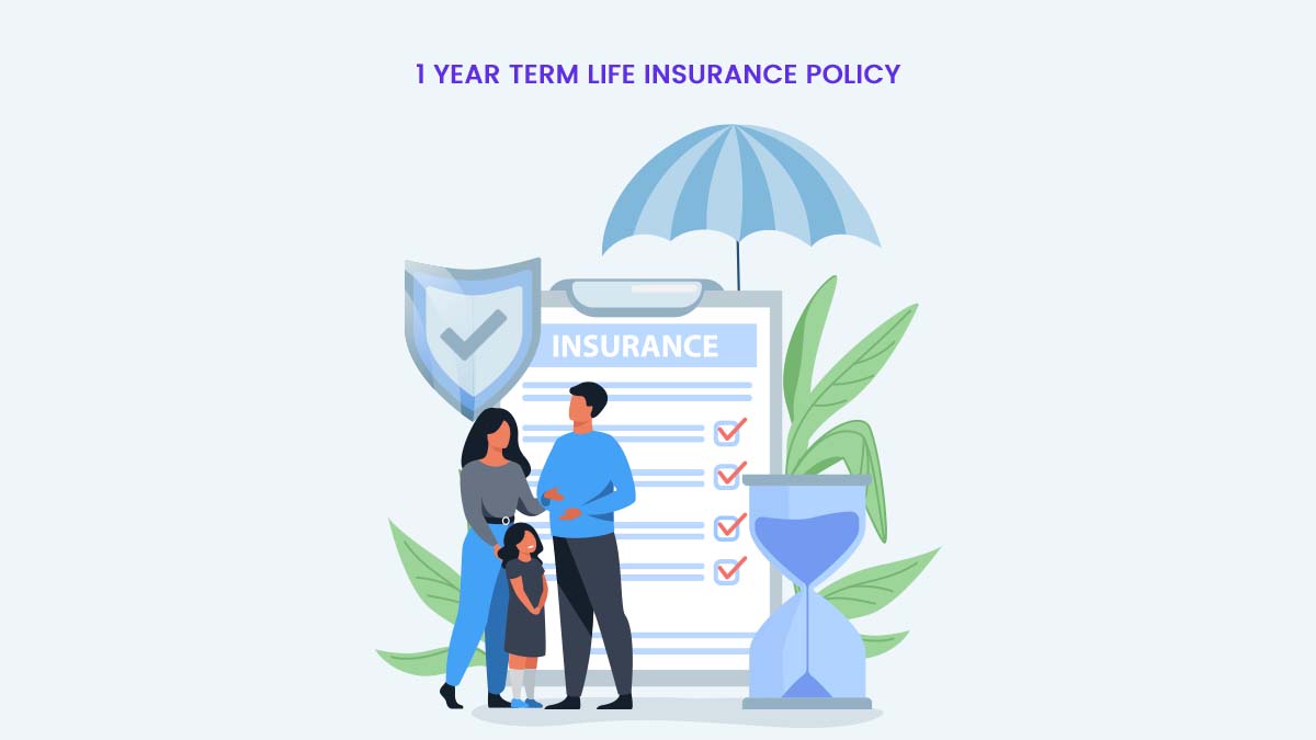 Image of Best 1 Year Term Life Insurance Policy in India 2024