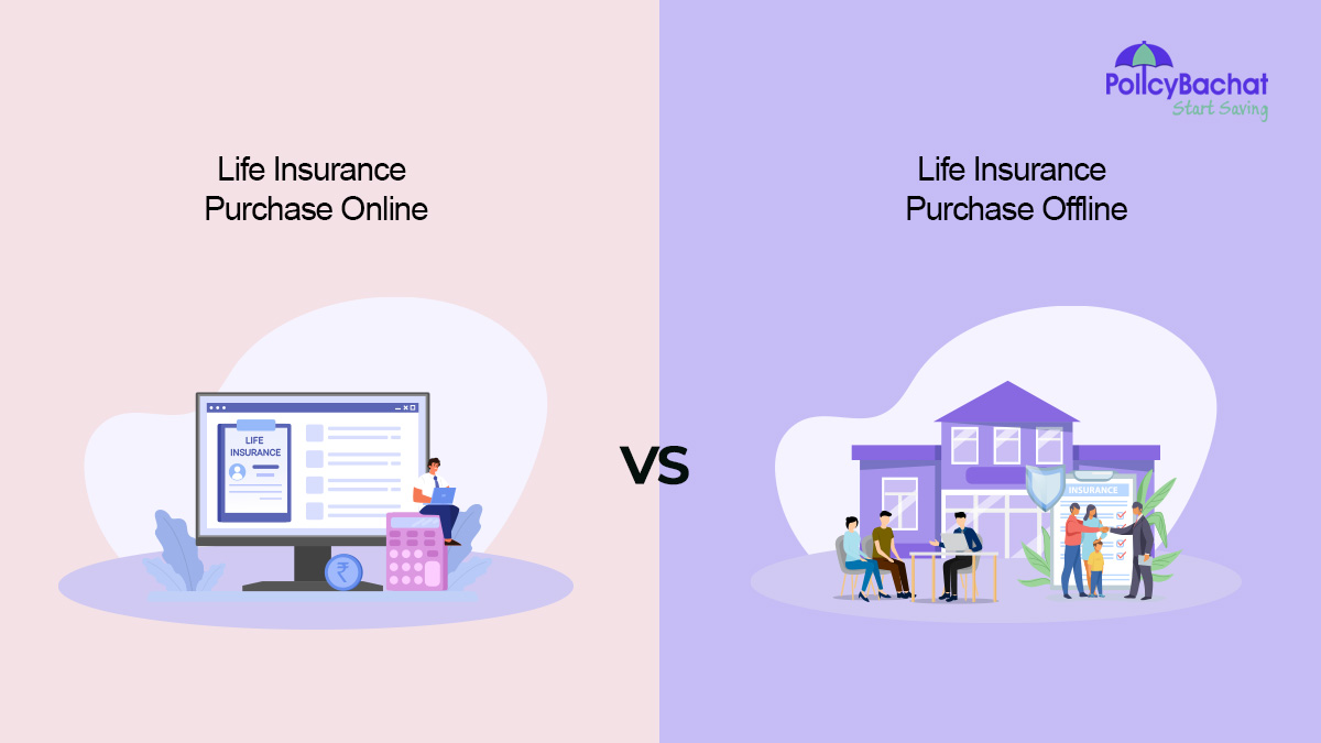 Image of Life Insurance Purchase - Online Vs Offline Comparison 2024