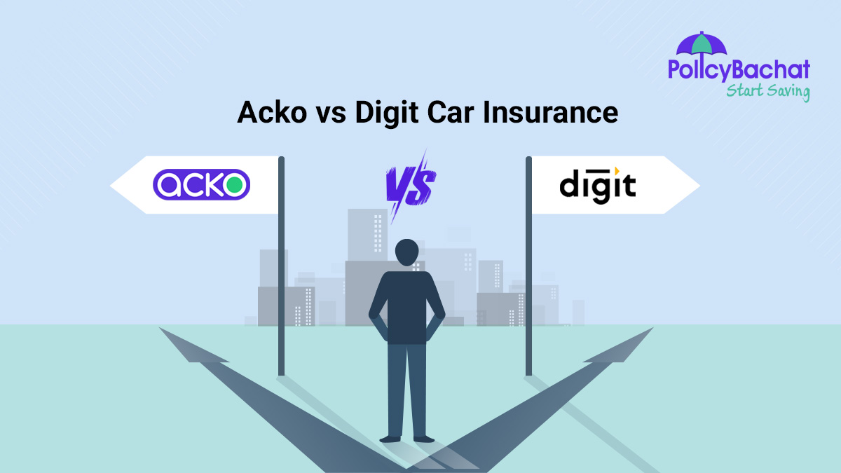 Image of Acko vs Digit Car Insurance Comparison 2024
