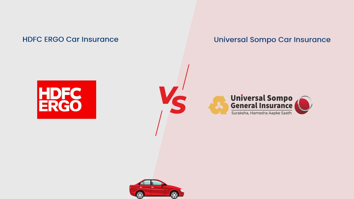 Image of HDFC ERGO Vs Universal Sompo Car Insurance Comparison 2024