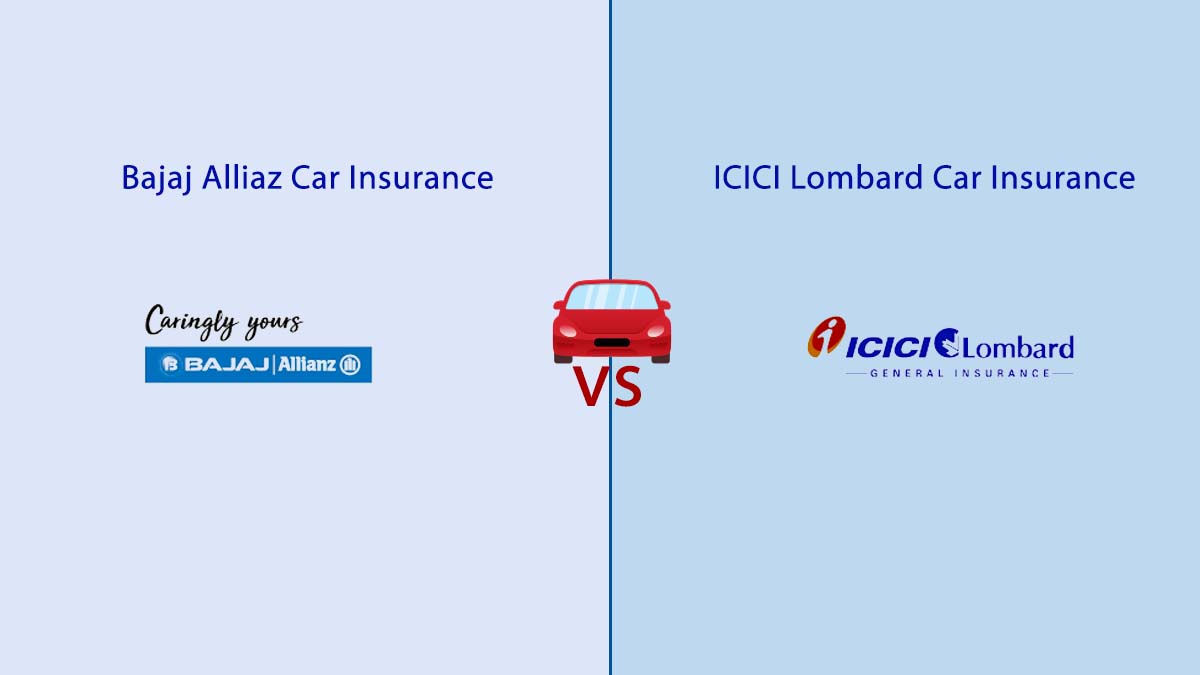 Image of Bajaj Allianz vs ICICI Lombard Car Insurance Comparison 2024