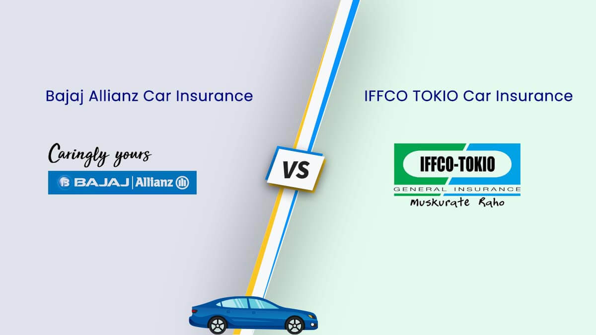 Image of Bajaj Allianz vs IFFCO Tokio Car Insurance Comparison 2024