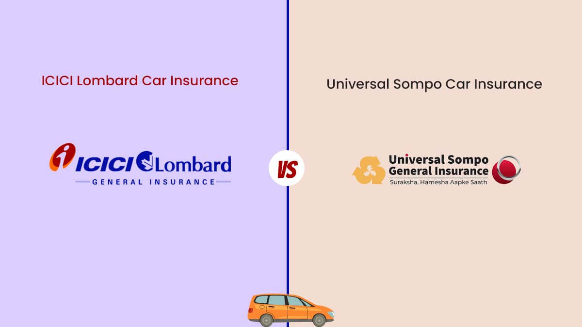 Image of ICICI Lombard vs Universal Sompo Car Insurance Comparison 2024