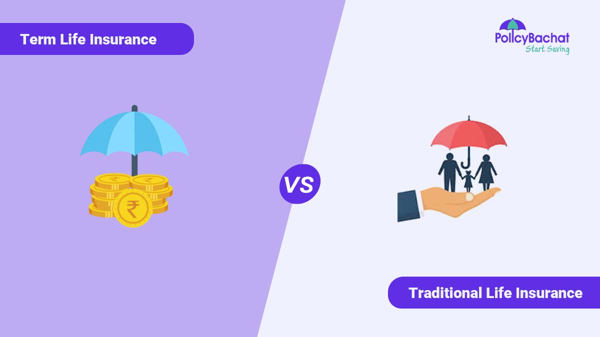 Image of Term Insurance vs Traditional Life Insurance Comparison
