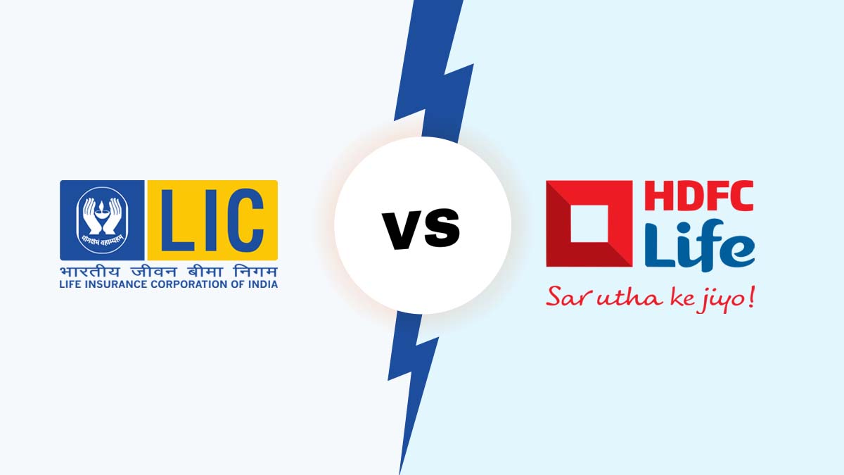 Image of LIC vs HDFC Life Insurance Comparison