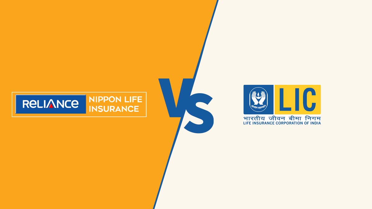 Reliance Nippon Life Insurance vs LIC Life Insurance