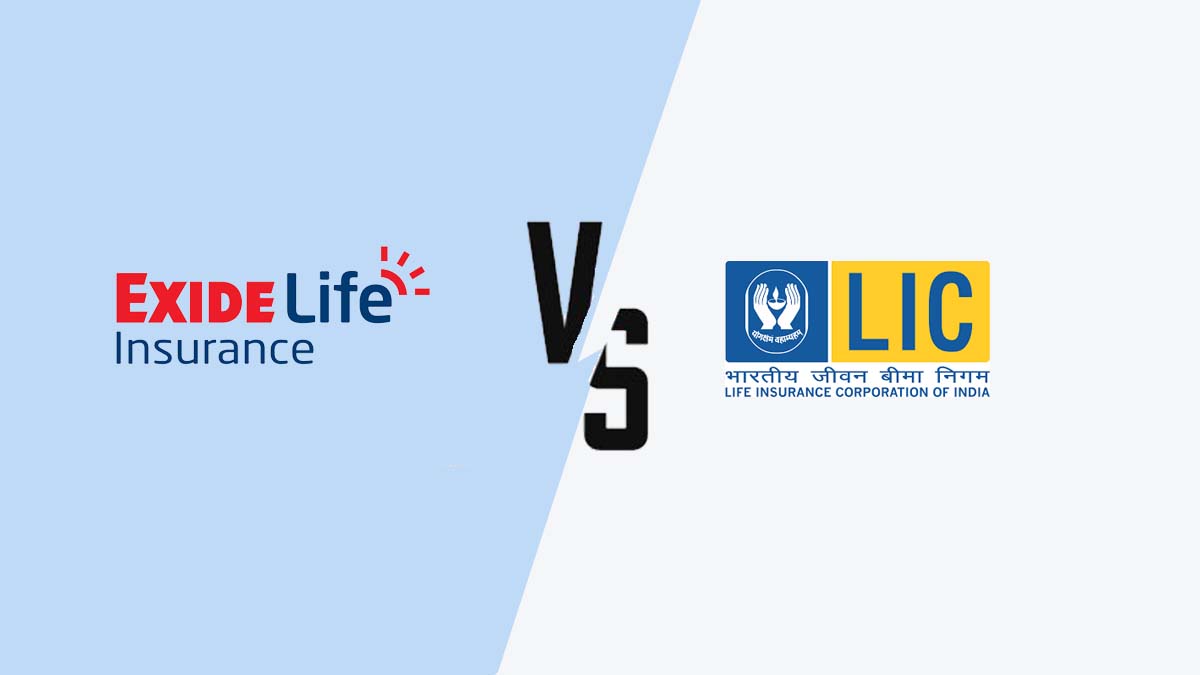 Image of Exide Life Insurance vs LIC Life Insurance Comparison