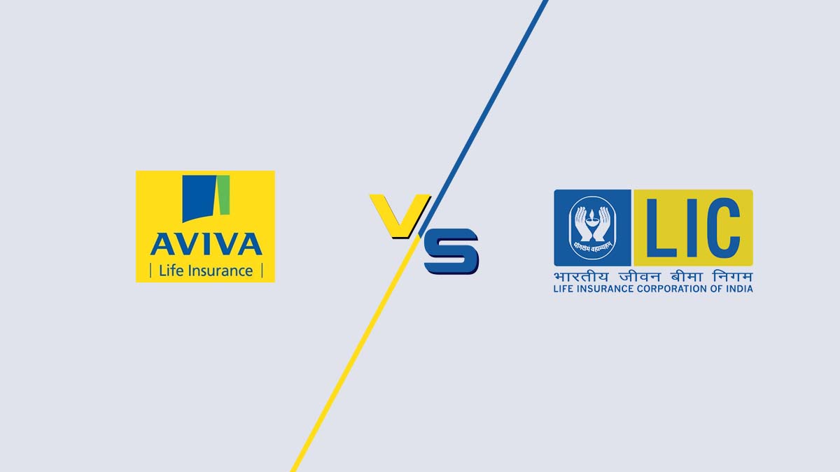 Image of Aviva Vs LIC Life Insurance Comparison {Y}