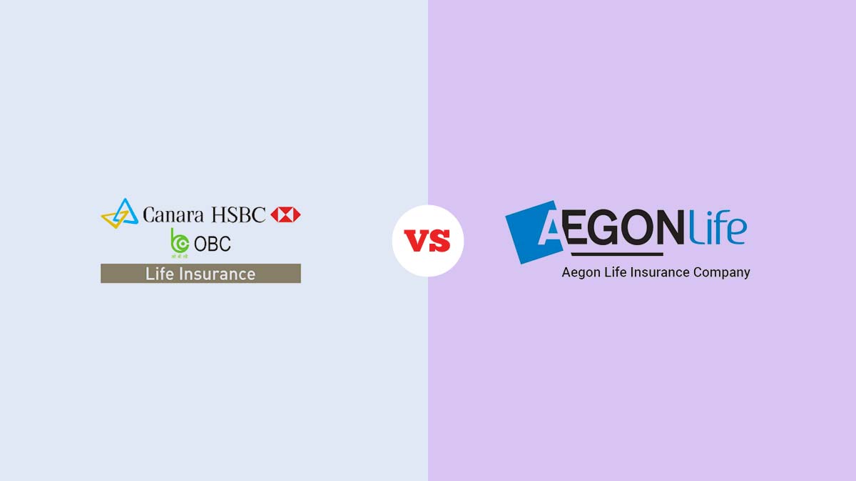 Canara HSBC OBC Life Vs AEGON Life Insurance Comparison Comparison