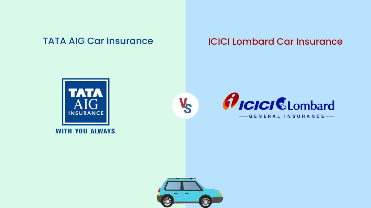Image of TATA AIG Vs ICICI Lombard Car Insurance Comparison