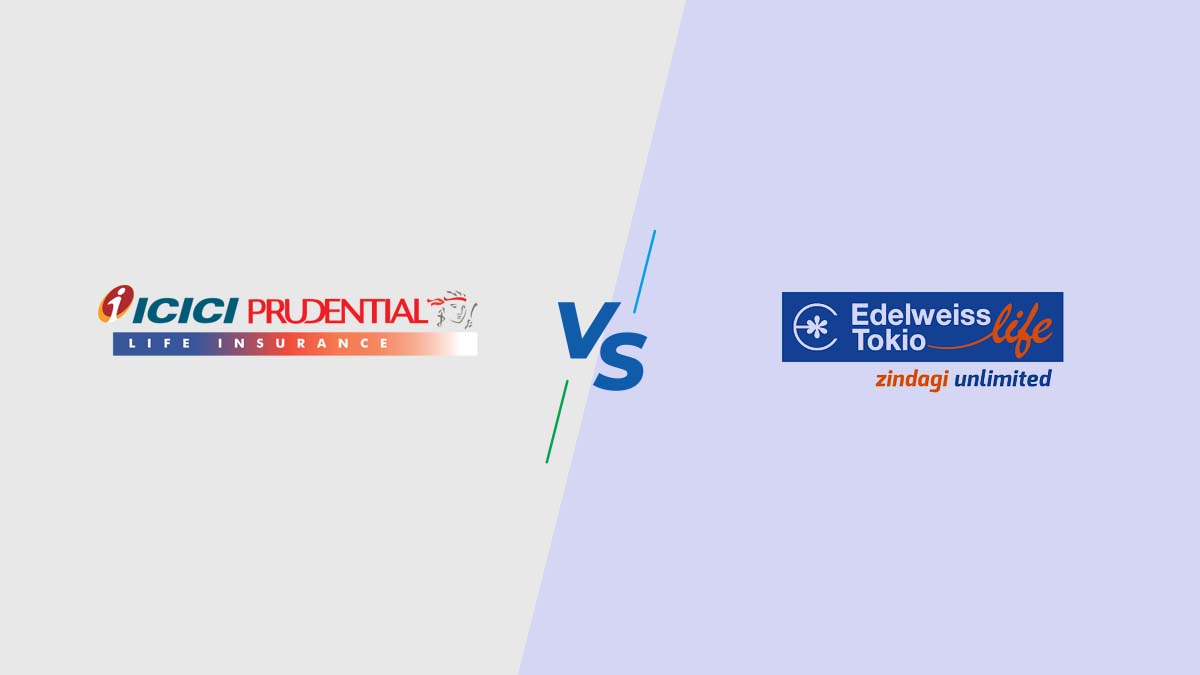 Image of ICICI Prudential Vs Edelweiss Tokio Life Insurance Comparison 2023
