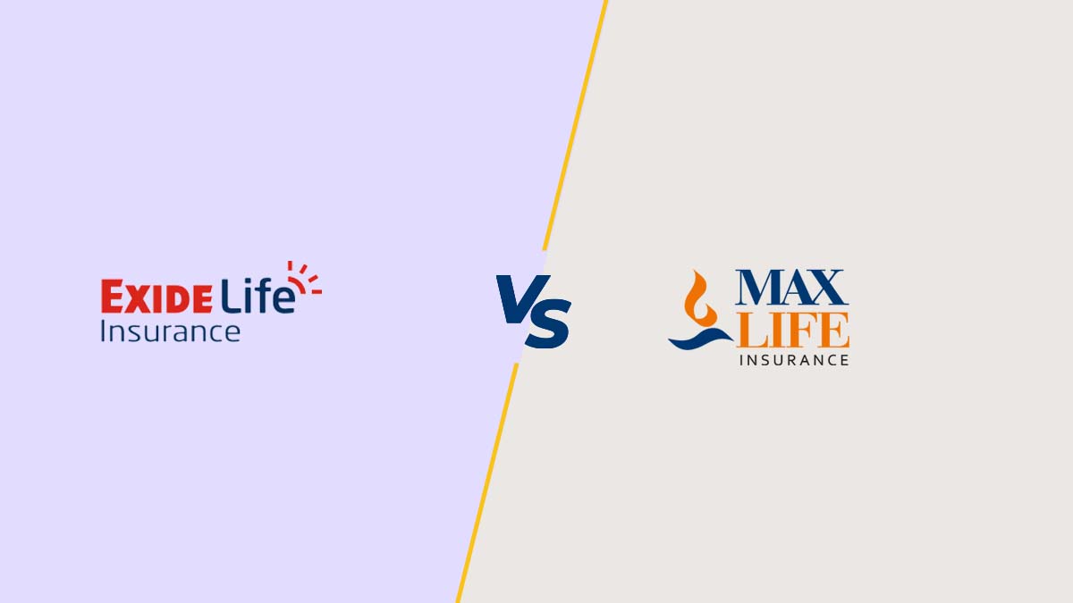 Exide Life Insurance vs Max Life Insurance Comparison
