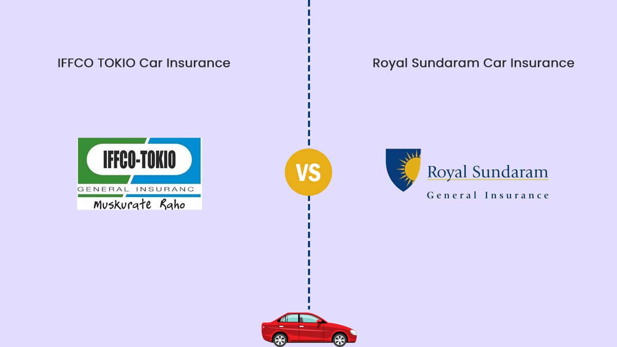 Image of IFFCO TOKIO Vs Royal Sundaram Car Insurance Comparison