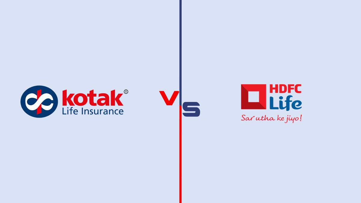 Image of Kotak Mahindra Vs HDFC Life Insurance Comparison {Y}