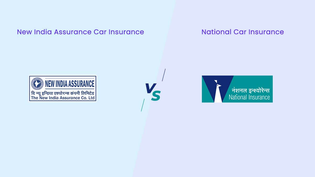 Image of New India Assurance Vs National Car Insurance Comparison 2024