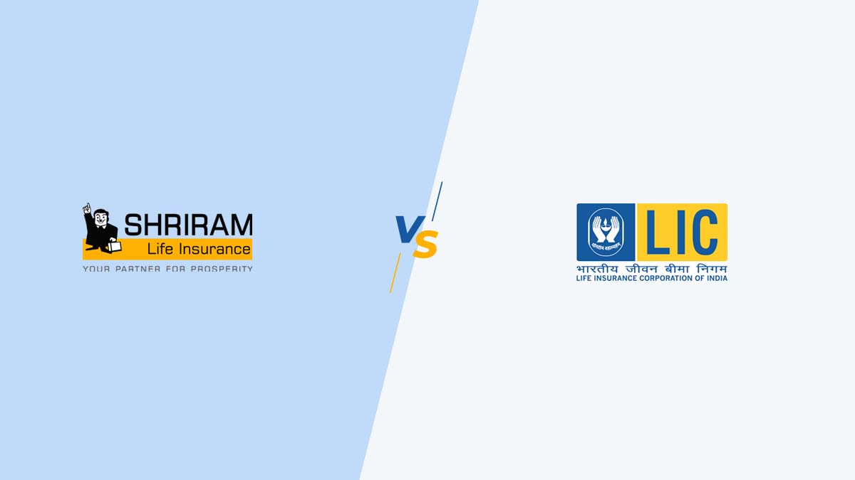 Image of Shriram Vs LIC Life Insurance Comparison {Y}