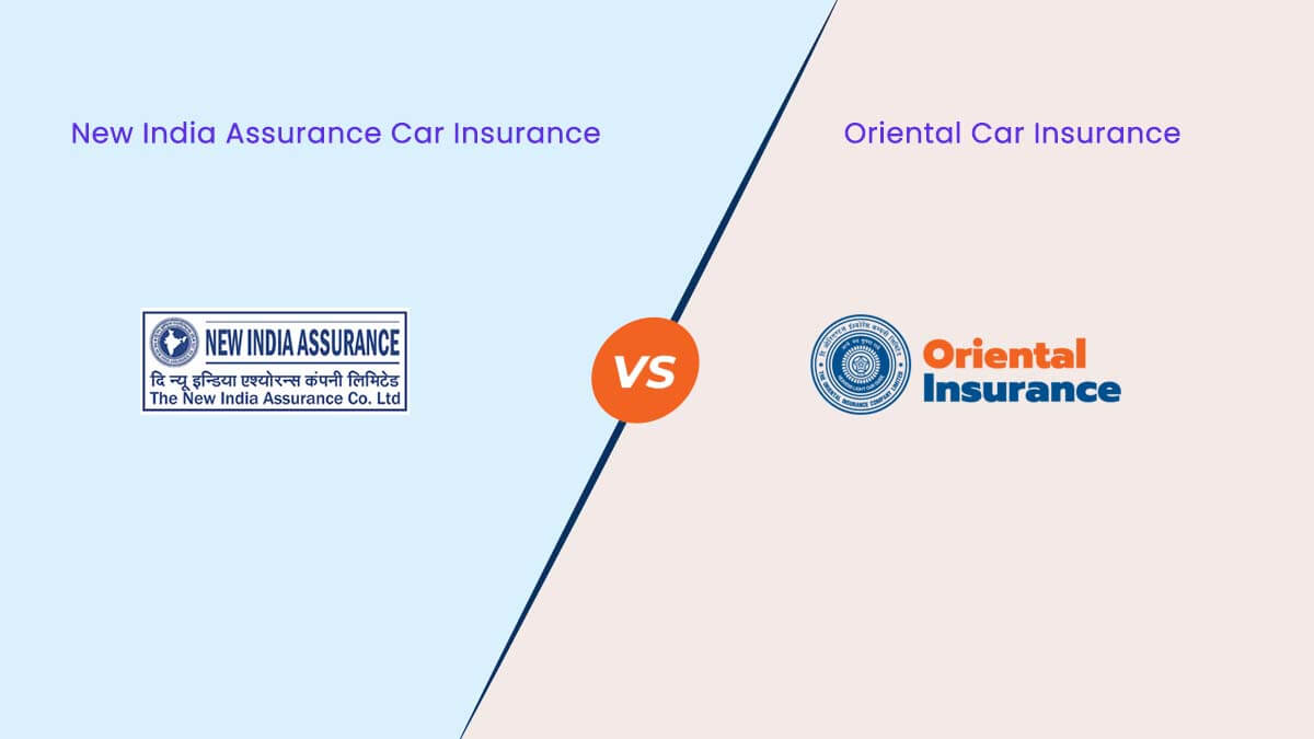 Image of New India Assurance Vs Oriental Car Insurance Comparison