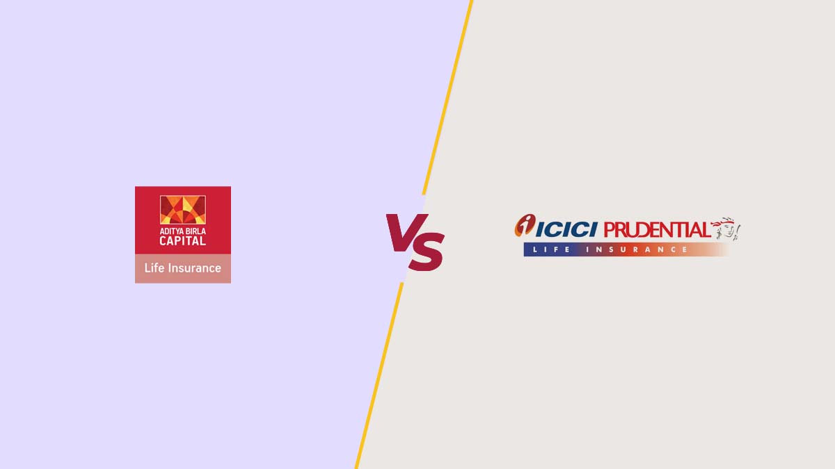 Image of Aditya Birla Sun Vs ICICI Prudential Life Insurance Comparison