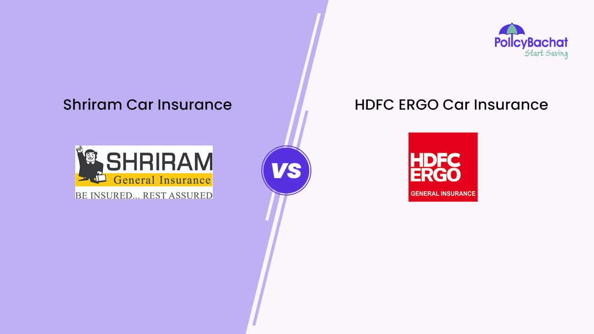 Image of Shriram vs HDFC ERGO Car Insurance Comparison