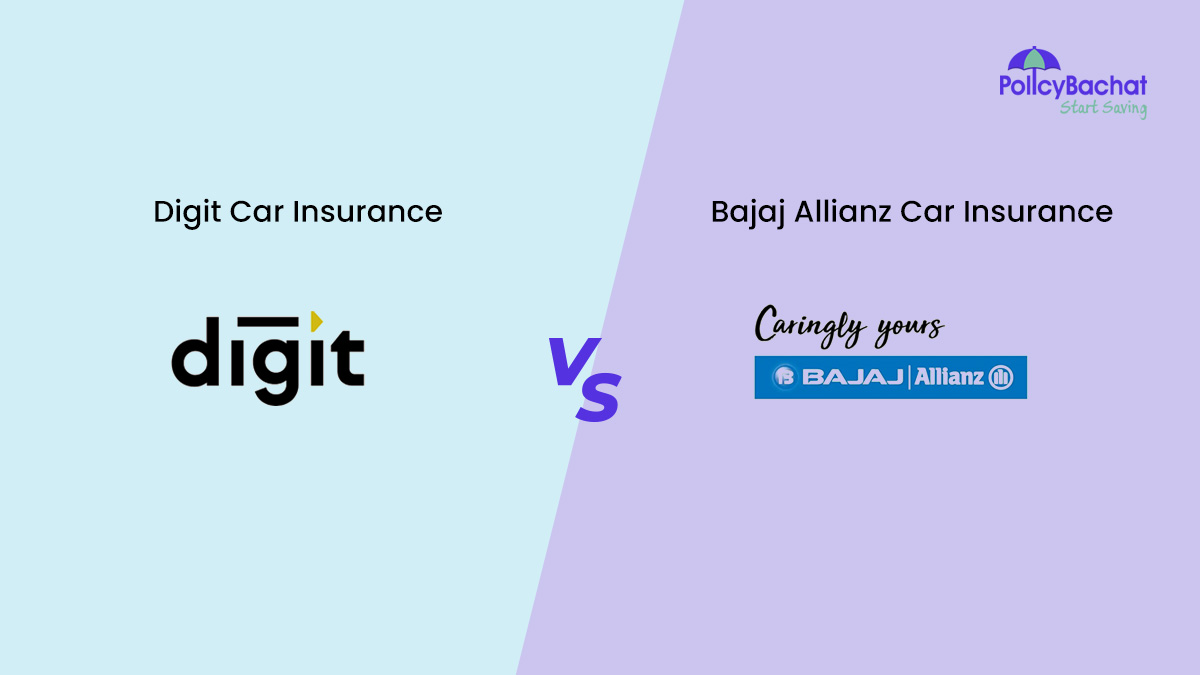 Image of Digit vs Bajaj Allianz Car Insurance Comparison 2024