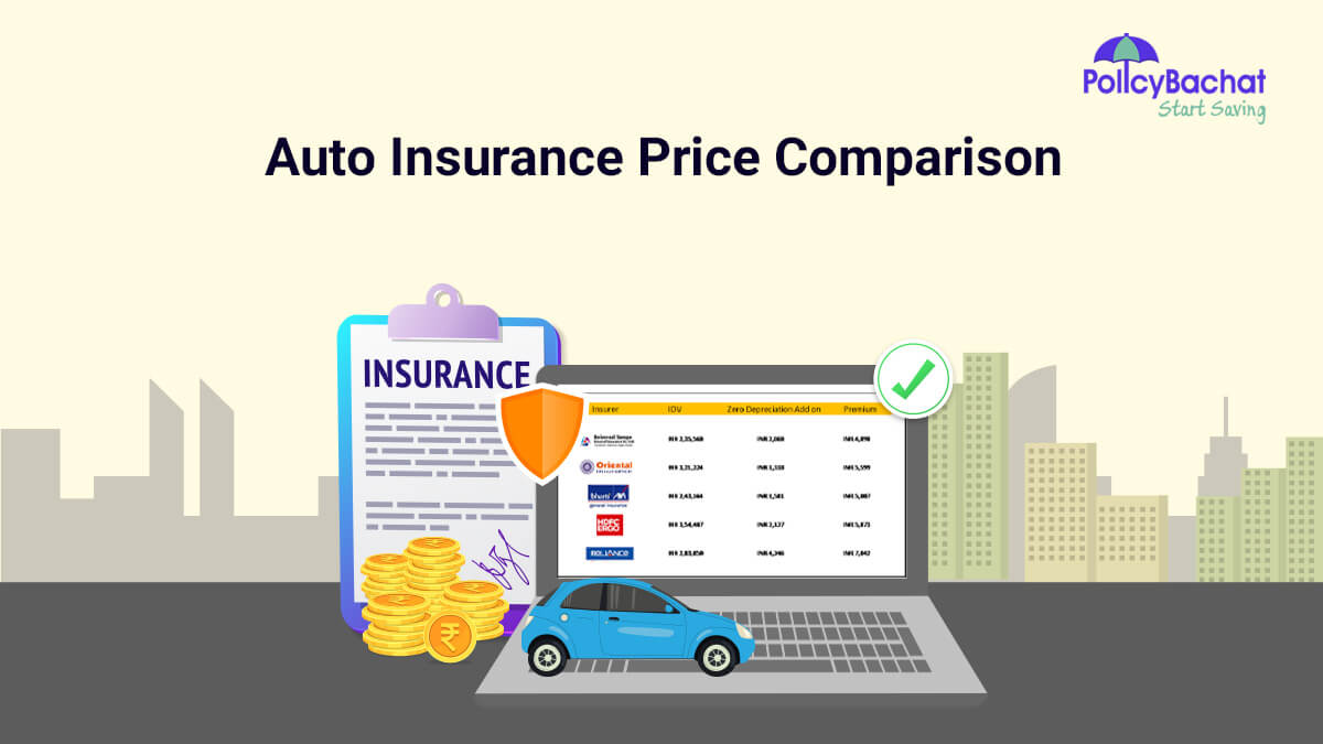Image of Auto Insurance Price Comparisons in India {Y}