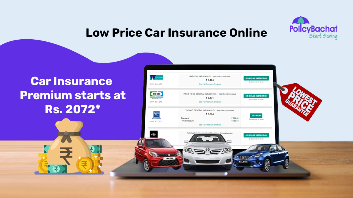 Image of Low Price Car Insurance India – Buy Online Today