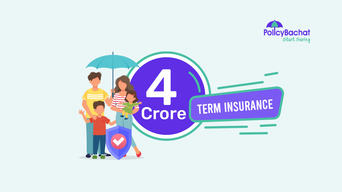 Image of Best 4 Crore Term Insurance Plan Online in India {Y}
