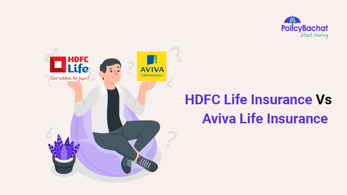 Image of HDFC vs Aviva Life Insurance Comparison Online 2024