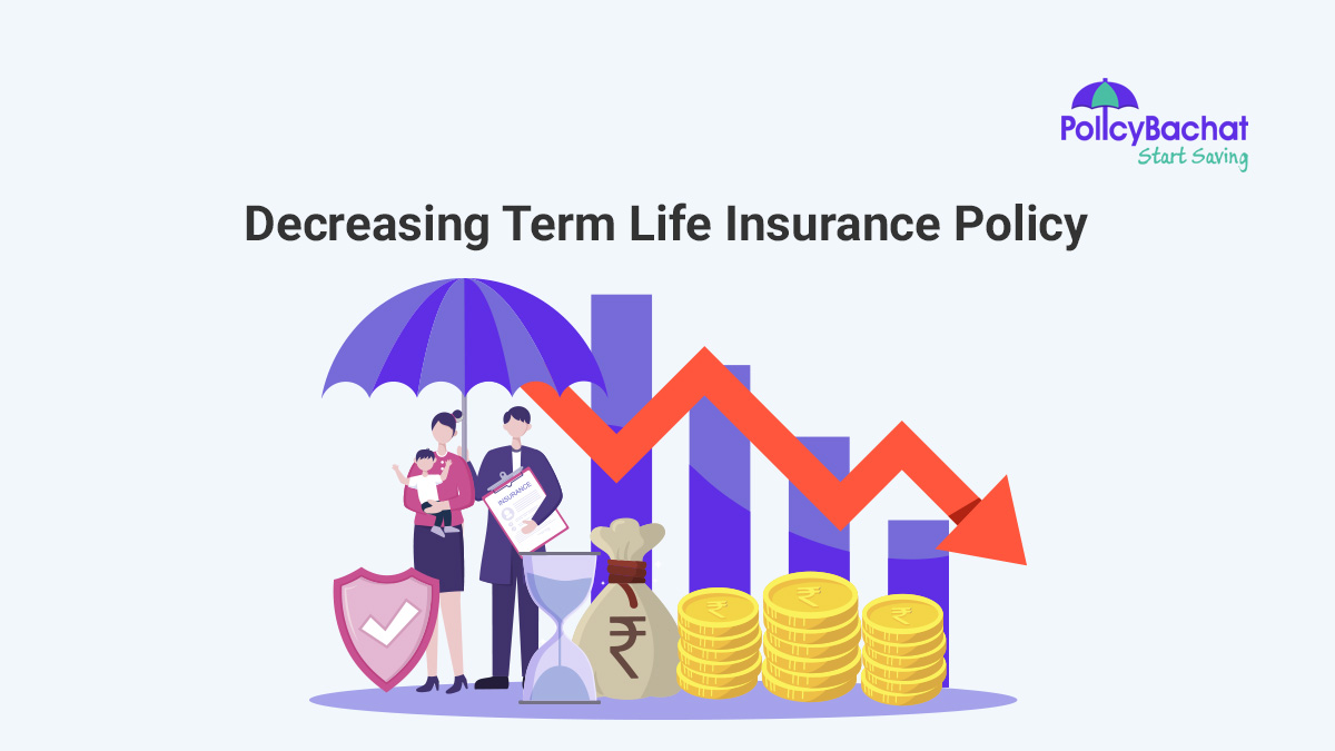 Image of Best Decreasing Term Life Insurance Policy in India {Y}