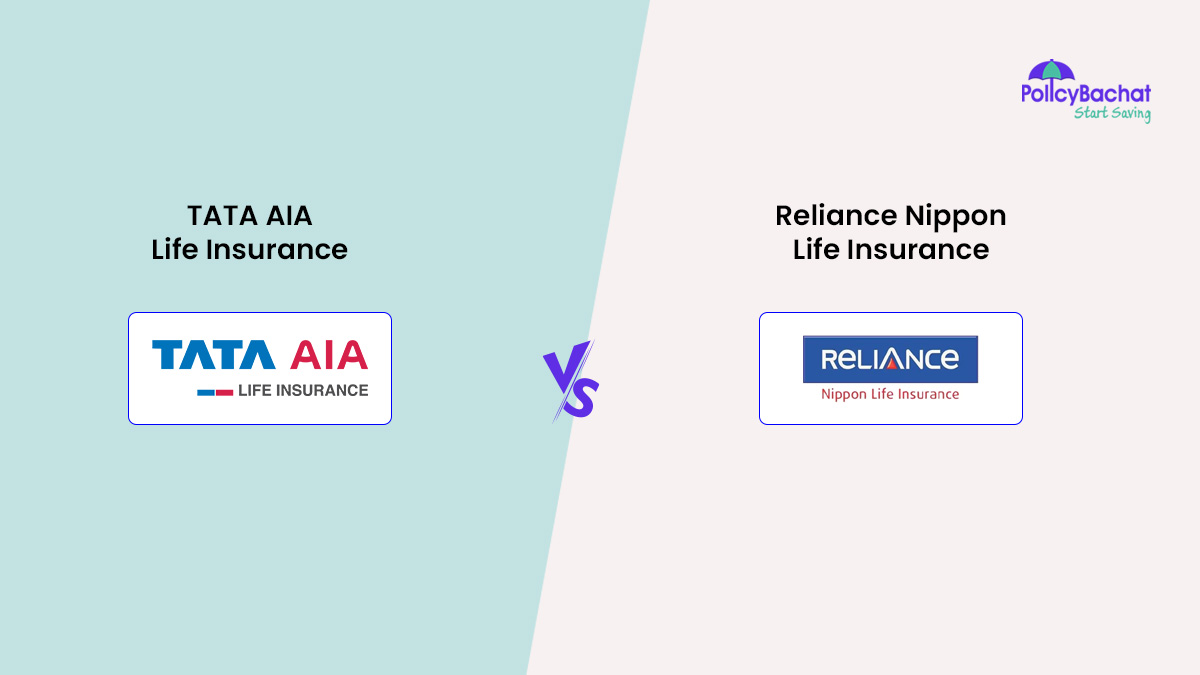 Image of Tata AIA Vs Reliance Nippon Life Insurance Comparison {Y}