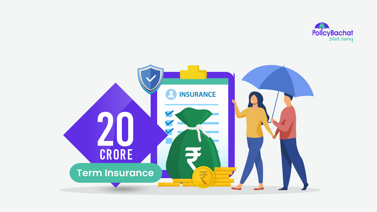 Image of Best 20 Crore Term Insurance Plan Online in India 2024