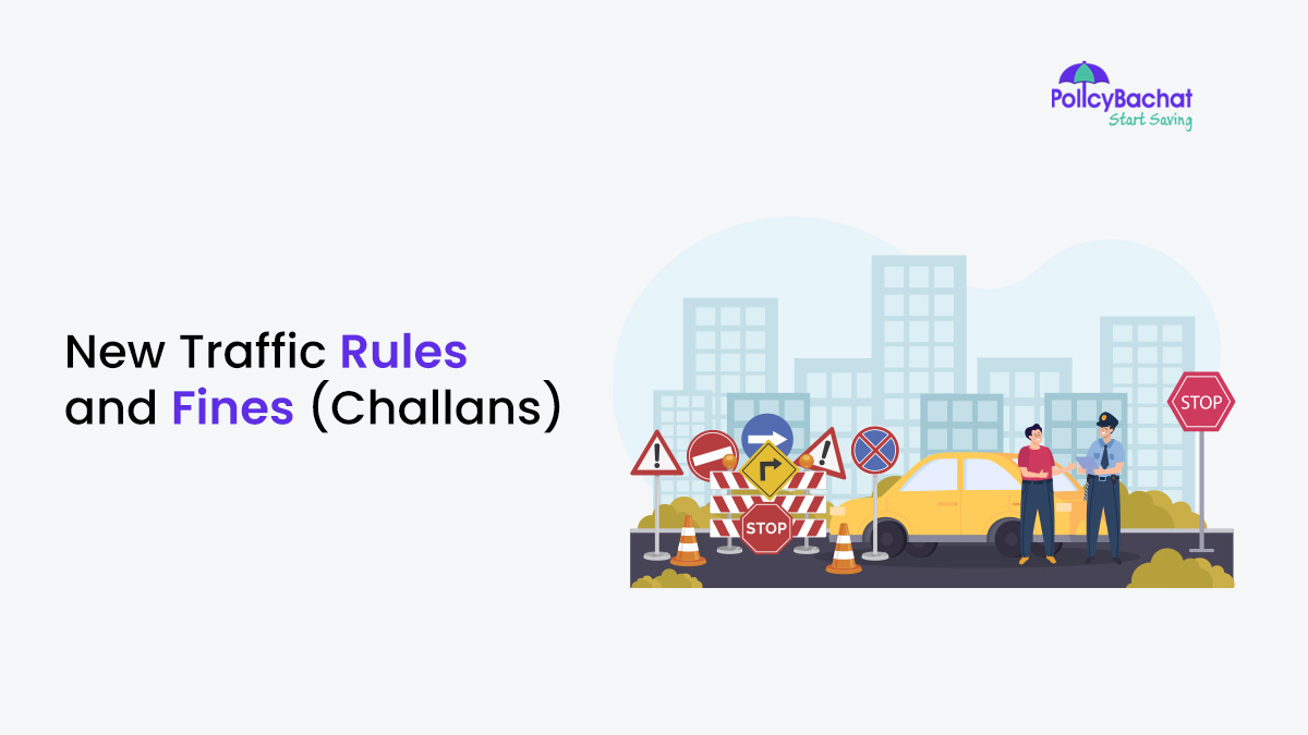 Image of New Traffic Rules and Fines (Challans) in India {Y}