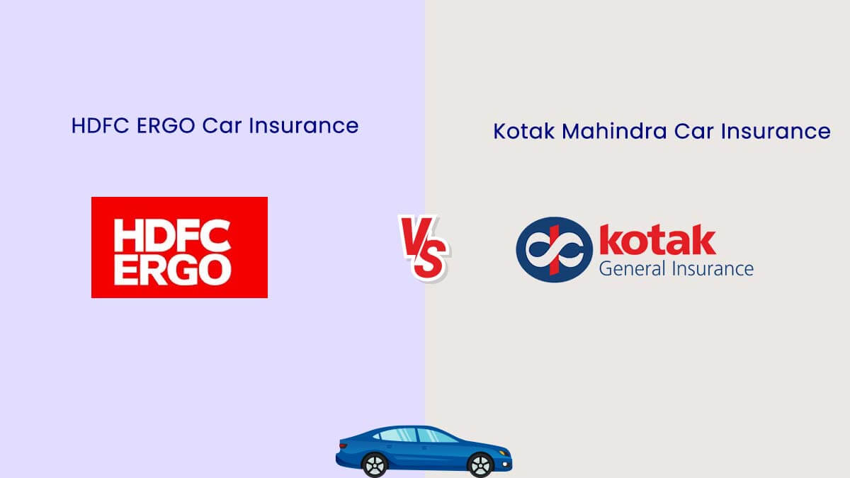 Image of HDFC ERGO vs Kotak Mahindra Car Insurance Comparison 2025