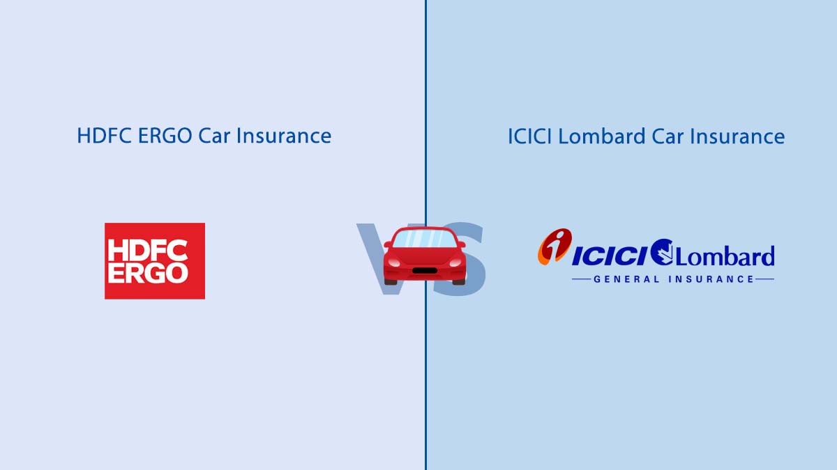 Image of HDFC ERGO vs ICICI Lombard Car Insurance Comparison