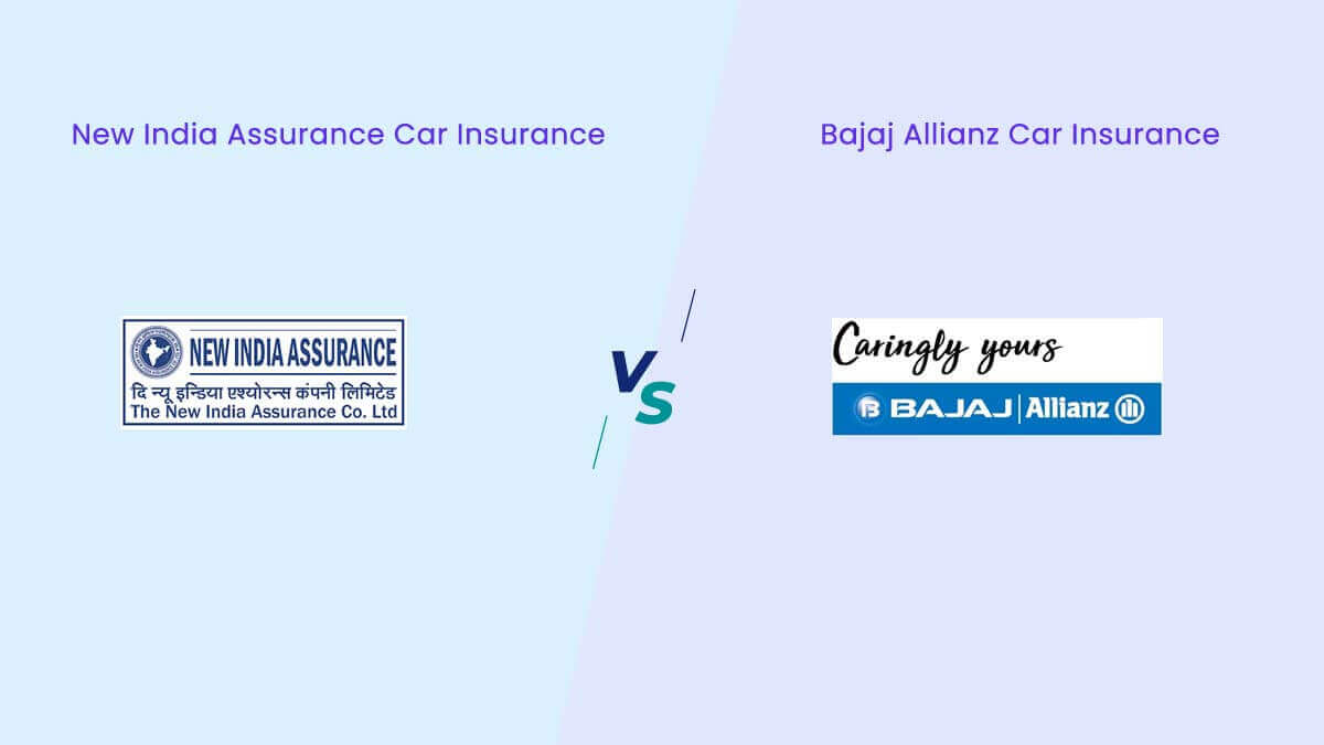 Image of New India Assurance vs Bajaj Allianz Car Insurance Comparison