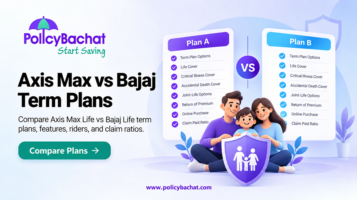 Image of Axis Max Life vs Bajaj Life Term Insurance