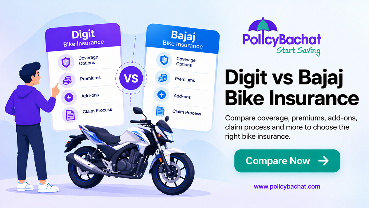 Image of Digit vs Bajaj Bike Insurance: Which Is Better?