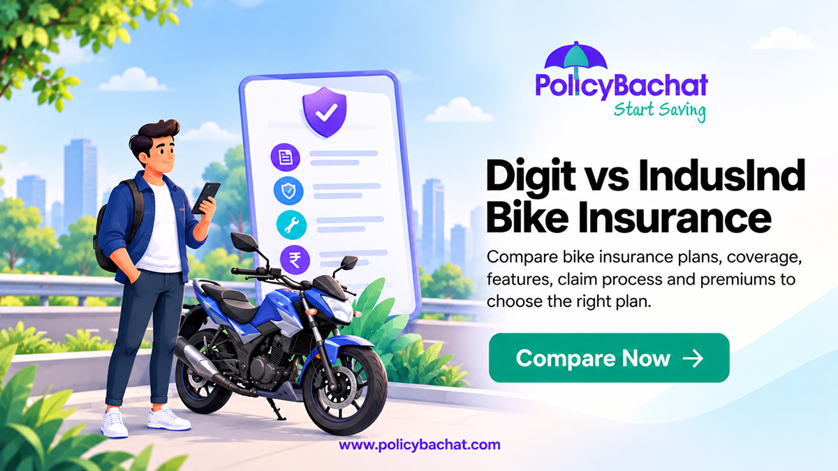 Image of Digit vs IndusInd Bike Insurance: Which Is Better?