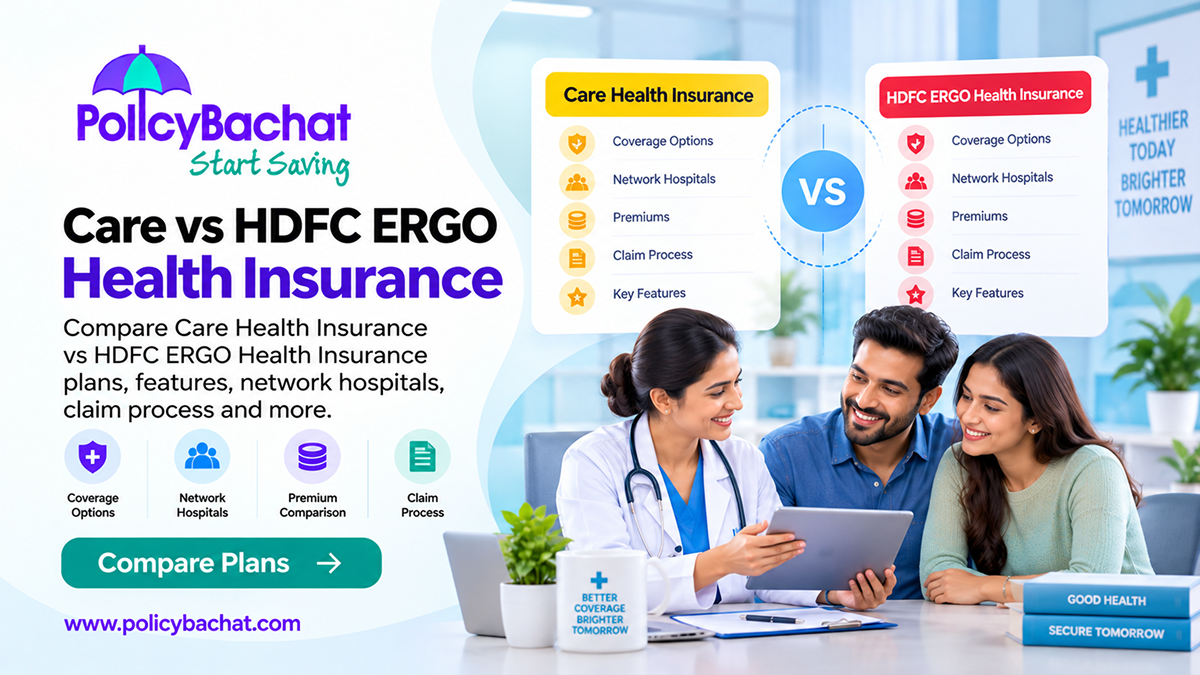 Image of Care vs HDFC ERGO Health Insurance: Which Is Better?