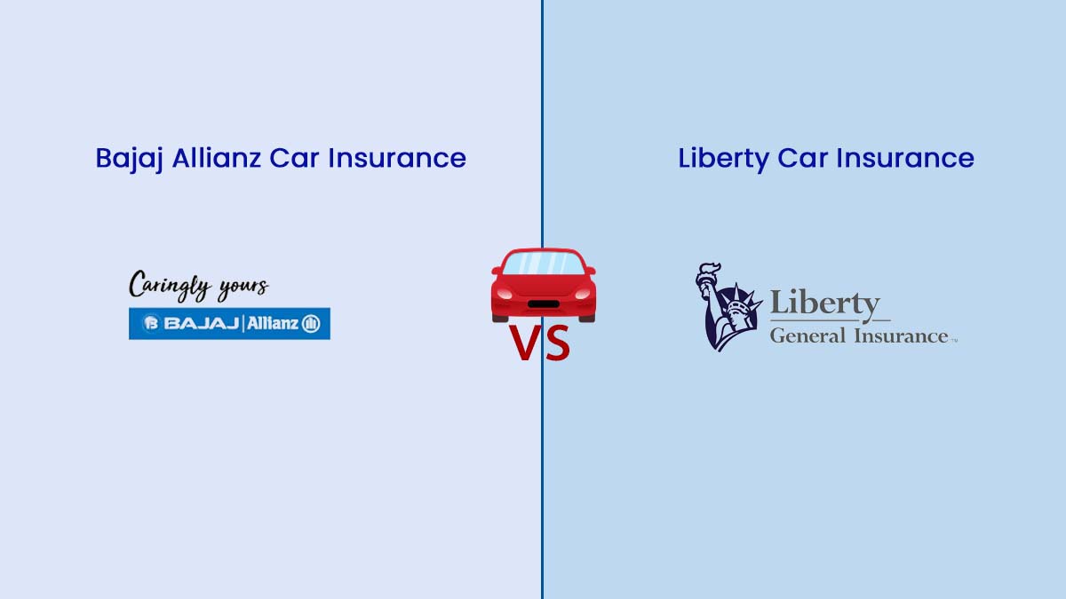 Image of Bajaj Allianz vs Liberty Car Insurance Comparison