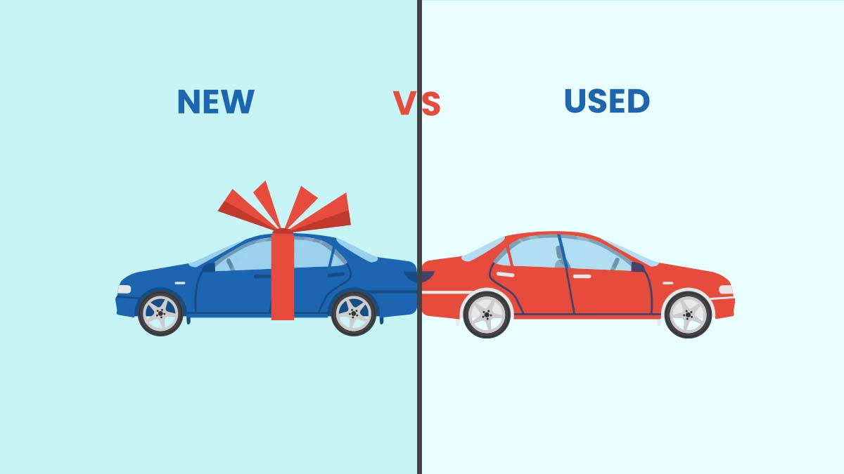 Image of Car insurance premium for New car vs Used Car