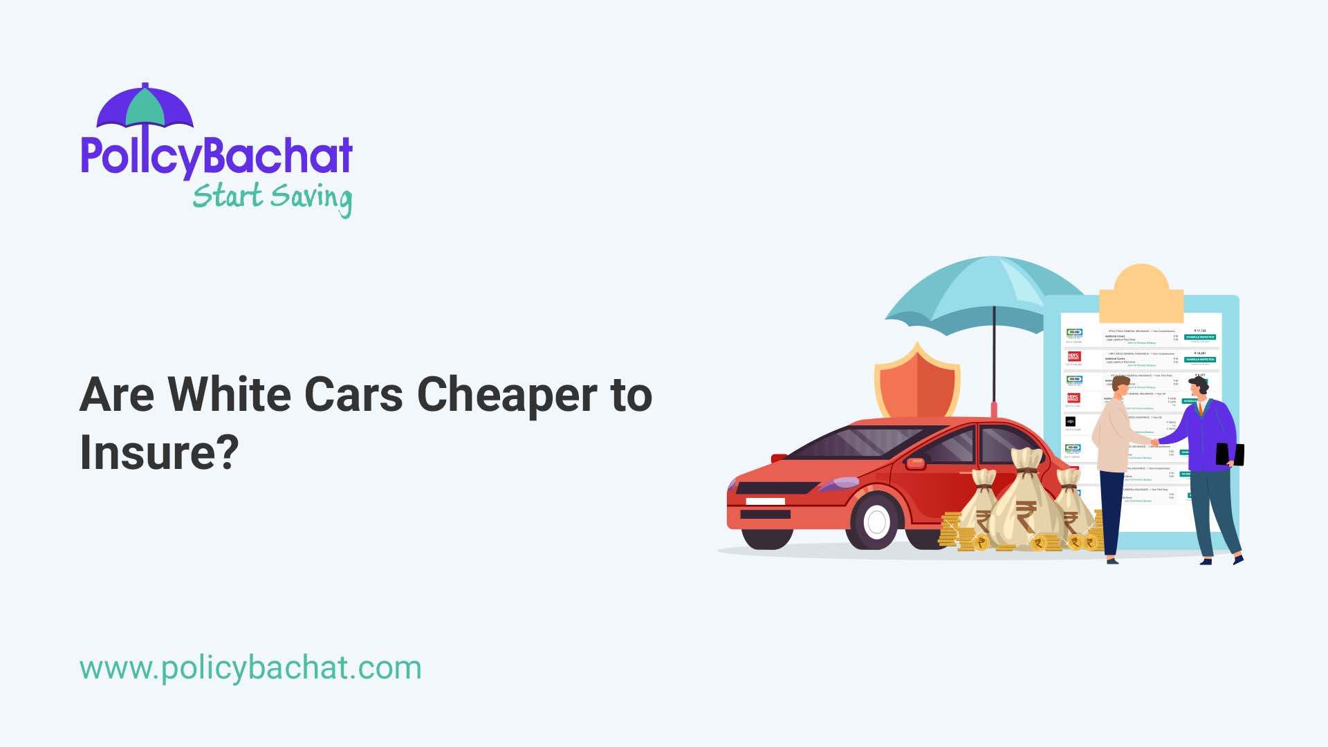 Are White Cars Cheaper to Insure? PolicyBachat