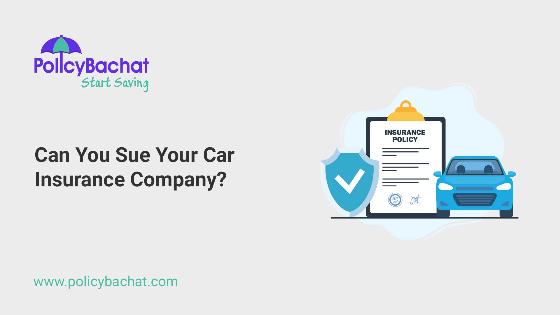 Can You Sue Your Car Insurance Company