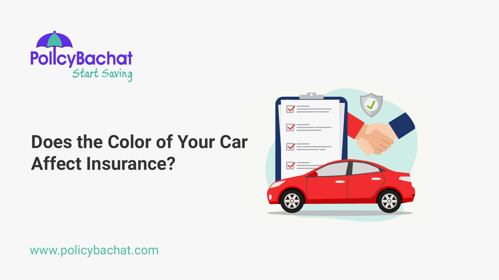 Does the Color of Your Car Affect Insurance? PolicyBachat